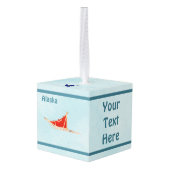 Hond op sneeuw - Alaska Decoratie (Achter hoekig)