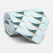 Hond op sneeuw stropdas (Opgerold)