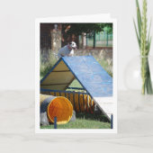 Hond op Training School Kaart (Voorkant)