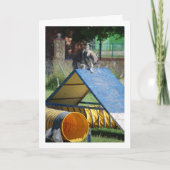 Hond op Training School Kaart (Voorkant)