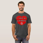 Hond ouders meisje t-shirt (Voorkant volledig)