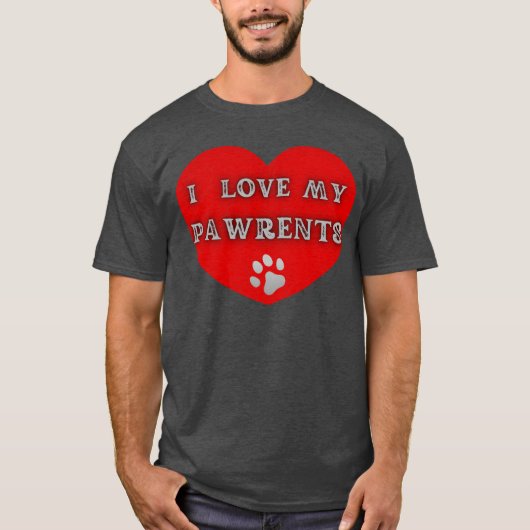 Hond ouders meisje t-shirt (Voorkant)