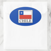 Hond Ovale Sticker (Tas)