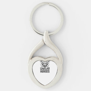 Hond Paard Liefhebber Vintage Leading Men Design_1 Sleutelhanger
