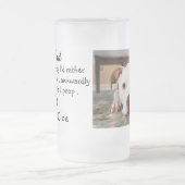 Hond papa aangepaste foto matglas bierpul (Center)