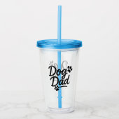 Hond Papa Acryl Drinkbeker (Voorkant)