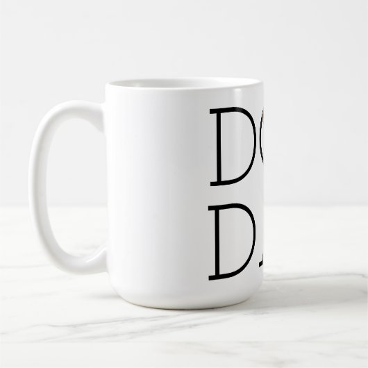 Hond Papa Belgisch Malinois Koffiemok (Links)