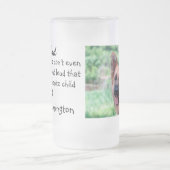 Hond Papa Custom Grappige Foto Matglas Bierpul (Center)