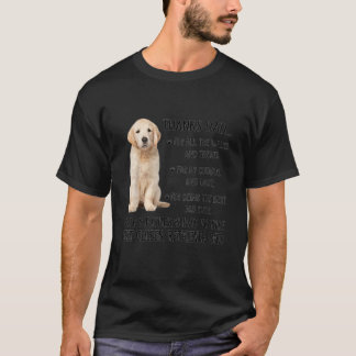 Hond Papa Fijne Vaderdag Voor De Beste Golden Retr T-shirt