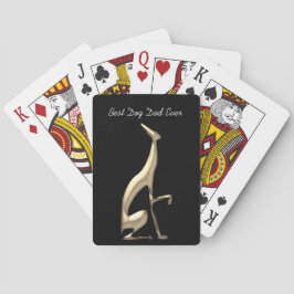 Hond Papa Goud Pokerkaarten