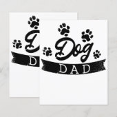 Hond Papa Grappig Ontwerp - Cadeau idee voor honde (Voorkant / Achterkant)