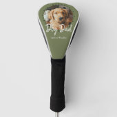 Hond papa huisdier foto golfheadcover (Voorkant)