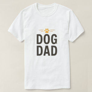 Hond Papa Met Poot Eenvoudig Hond Liefhebber Ontwe T-shirt