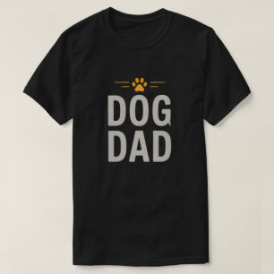 Hond Papa Met Poot Eenvoudig Hond Liefhebber Ontwe T-shirt