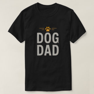 Hond Papa Met Poot Eenvoudig Hond Liefhebber Ontwe T-shirt