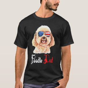 Hond Papa Puppy Vader Poodle T-shirt