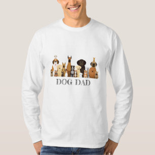 Hond Papa T-shirt Honden Vriend Dier T-Shirt