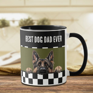 Hond papa verontruste Duitse herder Mok