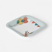 hond papieren bordje (Gebogen)