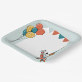 hond papieren bordje (Gebogen)