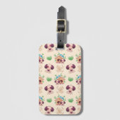 Hond patroon bagagelabel (Voorkant (verticaal))