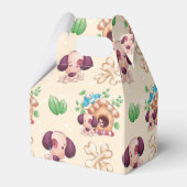 Hond patroon bedankdoosjes (Achterkant)