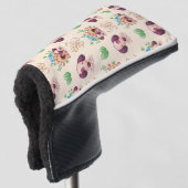 Hond patroon golfheadcover (3/4 voorkant)