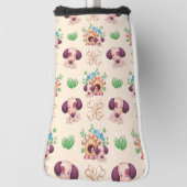 Hond patroon golfheadcover (Draai 90)