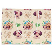 Hond patroon groot cadeauzakje (Achterkant)