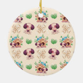 Hond patroon keramisch ornament (Achterkant)