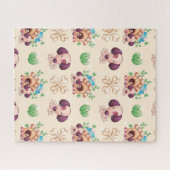 Hond patroon legpuzzel (Horizontaal)
