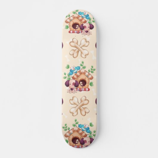 Hond patroon persoonlijk skateboard (Voorkant)