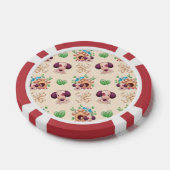 Hond patroon poker chips (Enkel)