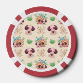 Hond patroon poker chips (Achterkant)