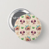 Hond patroon ronde button 5,7 cm (Voorkant /achterkant)