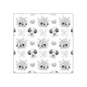 Hond patroon rubberstempel (Afrduk)
