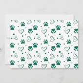 Hond Pawsitive Merry Schattige gepersonaliseerde h Feestdagenkaart (Achterkant)