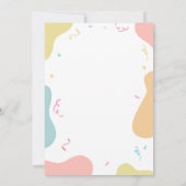 Hond Pawty Verjaardag Kaart (Achterkant)