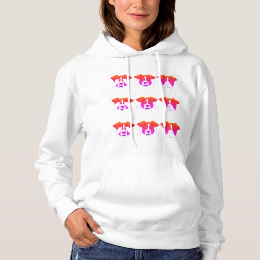 Hond Peek a Boo Hoodie (Voorkant)