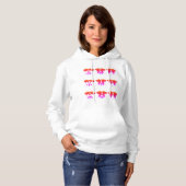 Hond Peek a Boo Hoodie (Voorkant volledig)