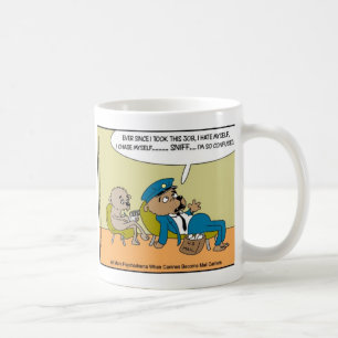Hond per Post Therapie Grappige Afwijkende Cartoon Koffiemok
