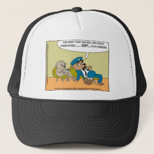 Hond per Post Therapie Grappige Afwijkende Cartoon Trucker Pet