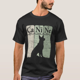 Hond Periodieke Tafelelementen Hondenliefhebber Cy T-shirt