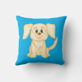 Hond personalizeer ABC: Letter D - Voeg je naam to Kussen (Achterkant)