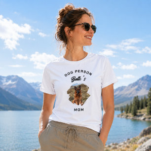 Hond Persoon Moeder Foto T-shirt