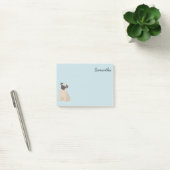 Hond Persoonlijke Pug Fawn Schattig Post-it® Notes (Kantoor)