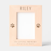 Hond Pet Memorial Foto Gegraveerde Lijstjes (Voorkant)