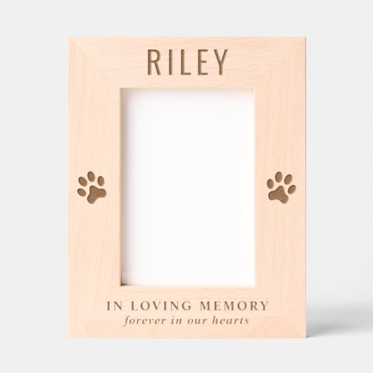 Hond Pet Memorial Foto Gegraveerde Lijstjes (Voorkant)