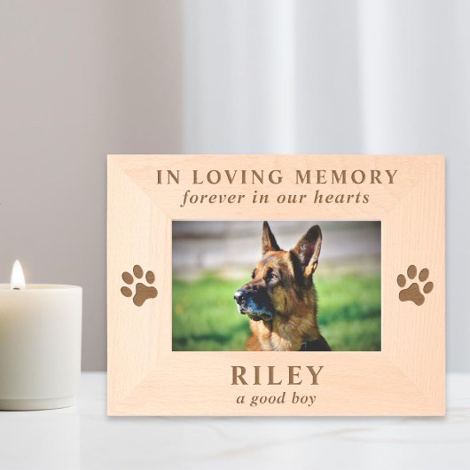 Hond Pet Memorial Foto Gegraveerde Lijstjes