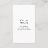 Hond Pet Sitter Hond Walker Business Visitekaartje (Achterkant)